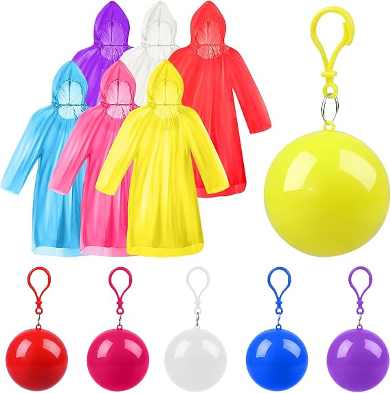 mini emergency rain poncho